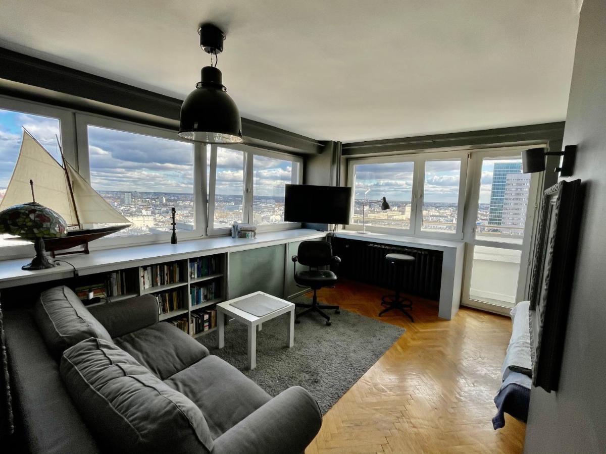 Super Apartament Grey Centrum 2X Metro Fast Wifi 300 Mbs Netflix Appletv Smarttv Spotify Panorama Miasta 바르샤바 외부 사진