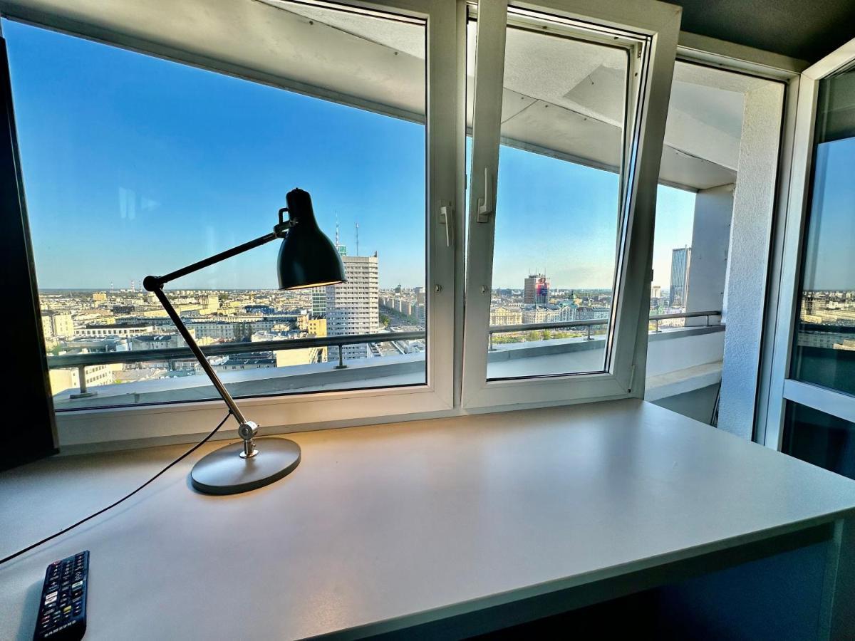 Super Apartament Grey Centrum 2X Metro Fast Wifi 300 Mbs Netflix Appletv Smarttv Spotify Panorama Miasta 바르샤바 외부 사진
