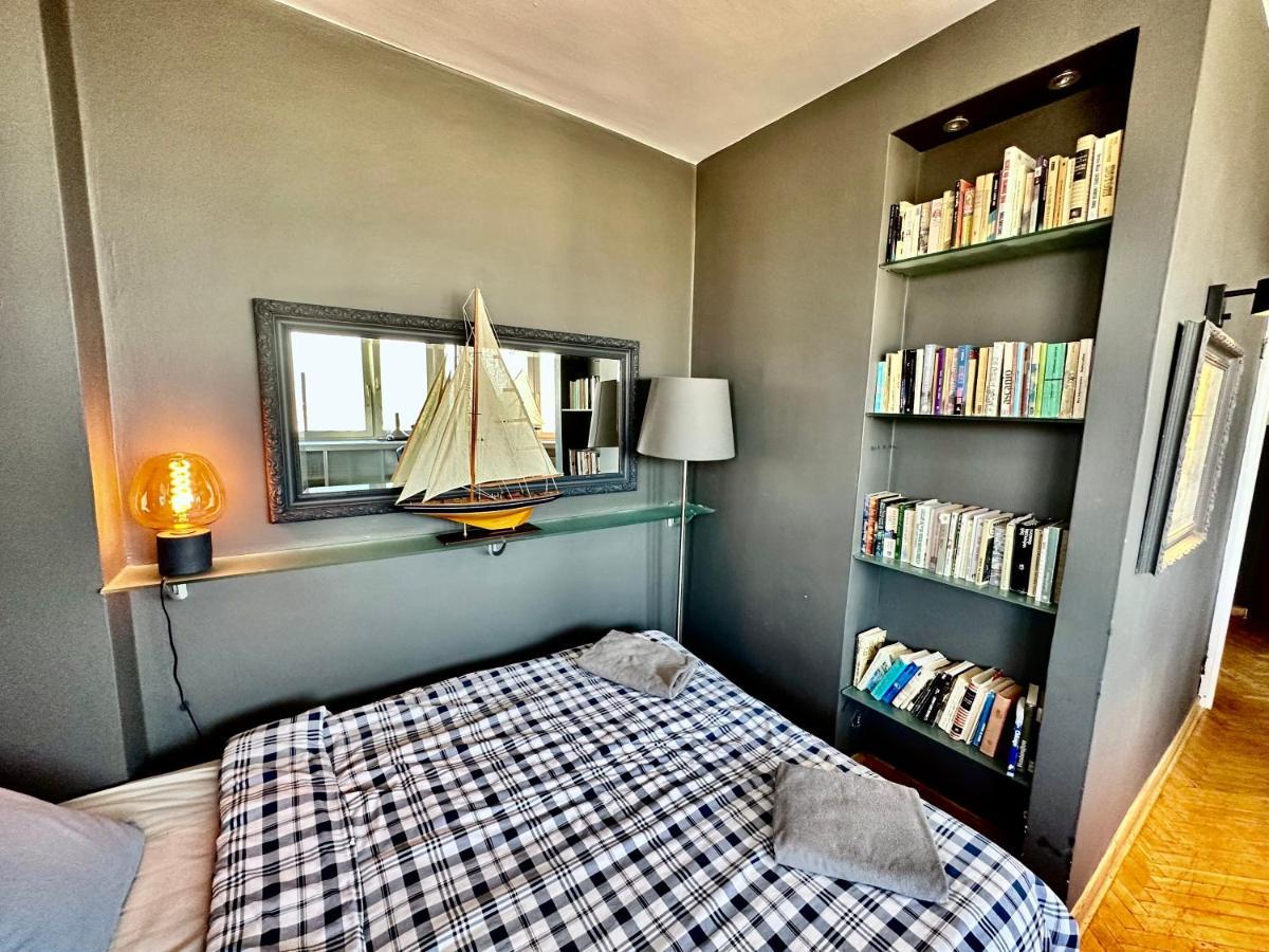 Super Apartament Grey Centrum 2X Metro Fast Wifi 300 Mbs Netflix Appletv Smarttv Spotify Panorama Miasta 바르샤바 외부 사진
