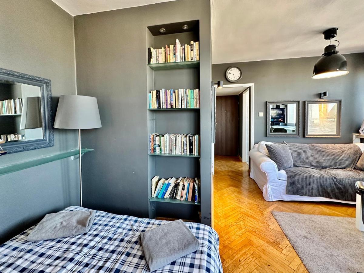 Super Apartament Grey Centrum 2X Metro Fast Wifi 300 Mbs Netflix Appletv Smarttv Spotify Panorama Miasta 바르샤바 외부 사진