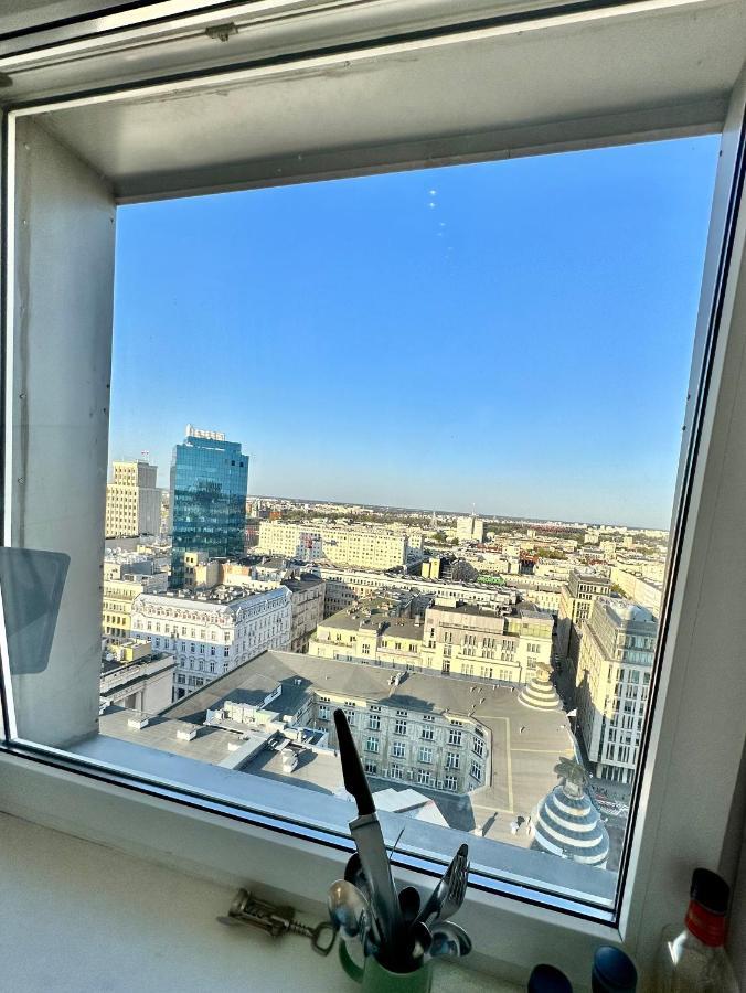Super Apartament Grey Centrum 2X Metro Fast Wifi 300 Mbs Netflix Appletv Smarttv Spotify Panorama Miasta 바르샤바 외부 사진