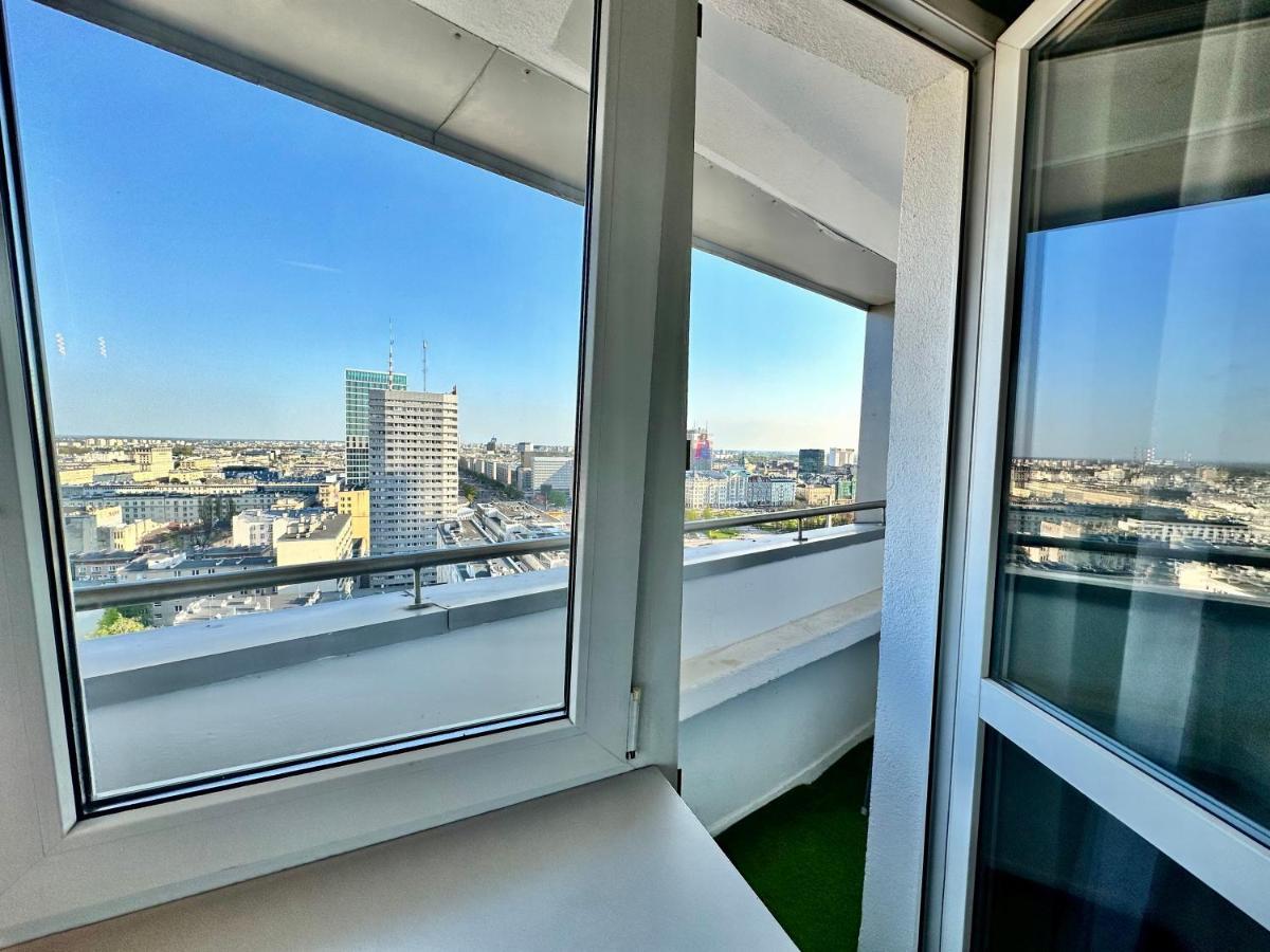 Super Apartament Grey Centrum 2X Metro Fast Wifi 300 Mbs Netflix Appletv Smarttv Spotify Panorama Miasta 바르샤바 외부 사진